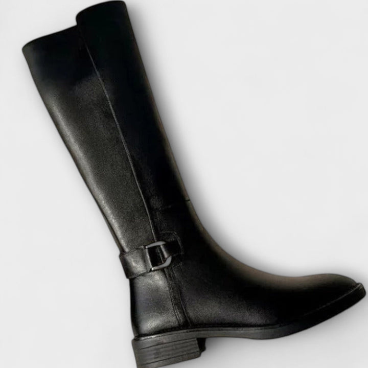 Mira | Leather Knee High Boots