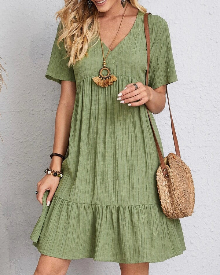 Mary -  Chic Dress Designed to Conceal the Tummy