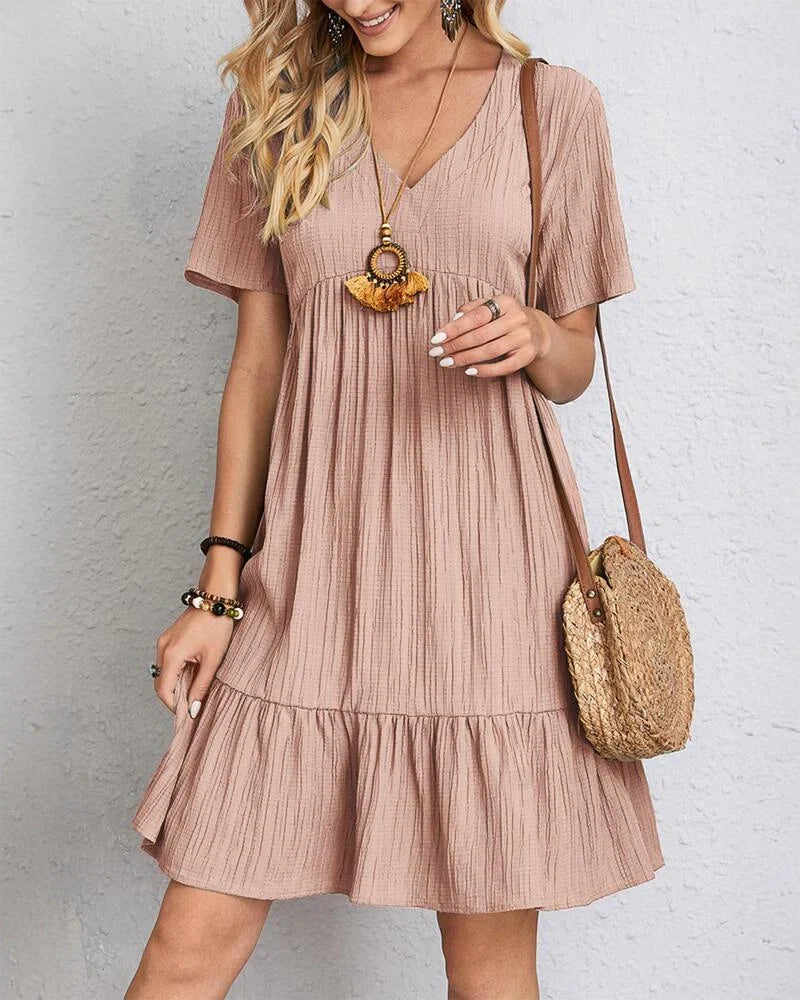 Mary -  Chic Dress Designed to Conceal the Tummy