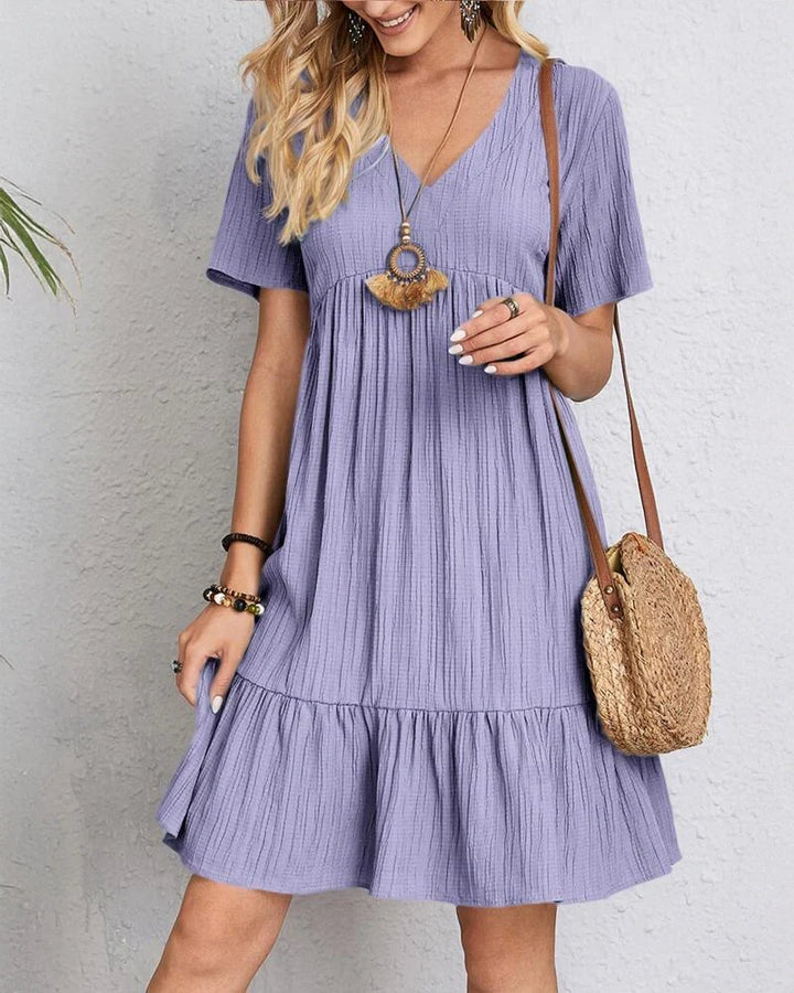 Mary -  Chic Dress Designed to Conceal the Tummy