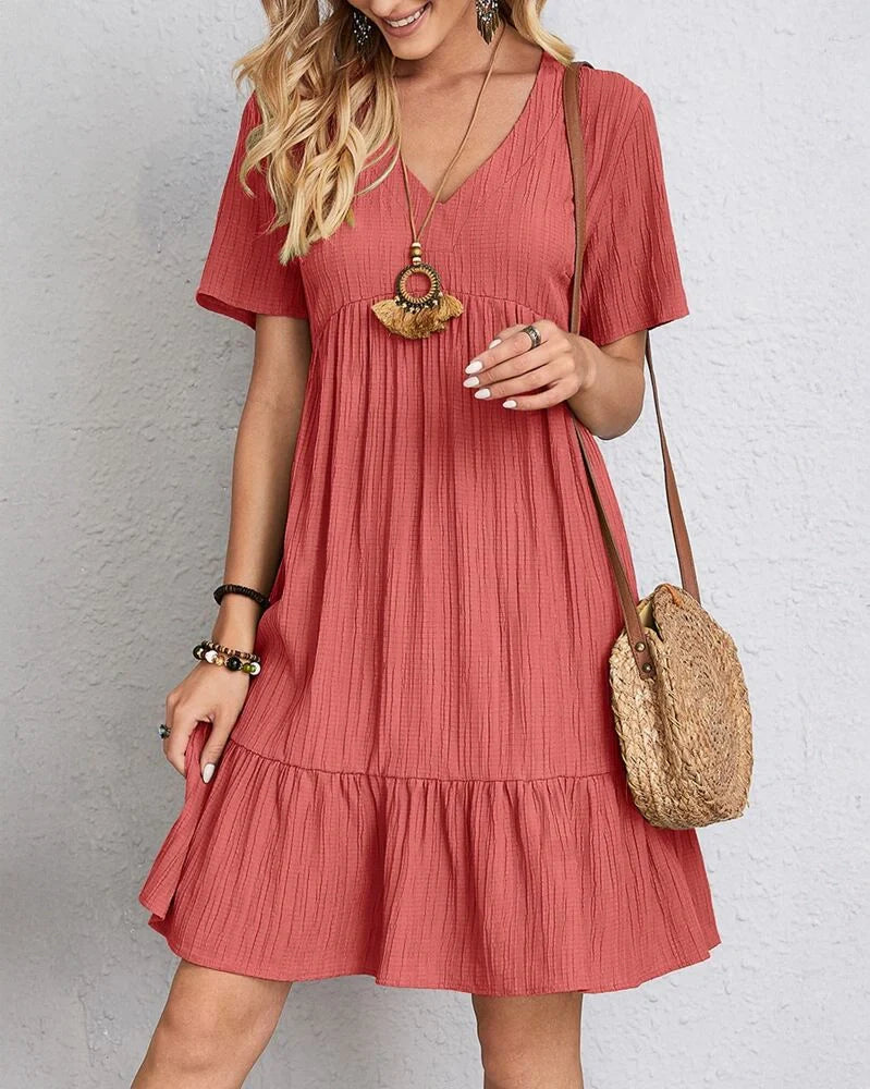 Mary -  Chic Dress Designed to Conceal the Tummy