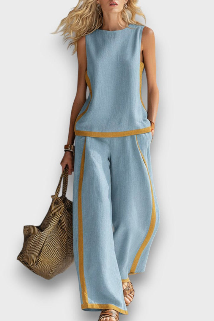 AURENE | TWO-PIECE LINEN SET
