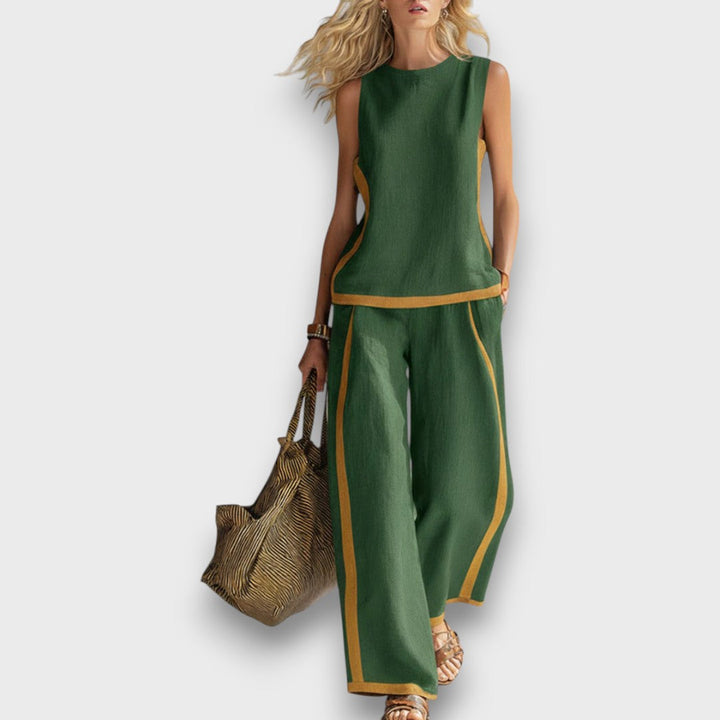 AURENE | TWO-PIECE LINEN SET