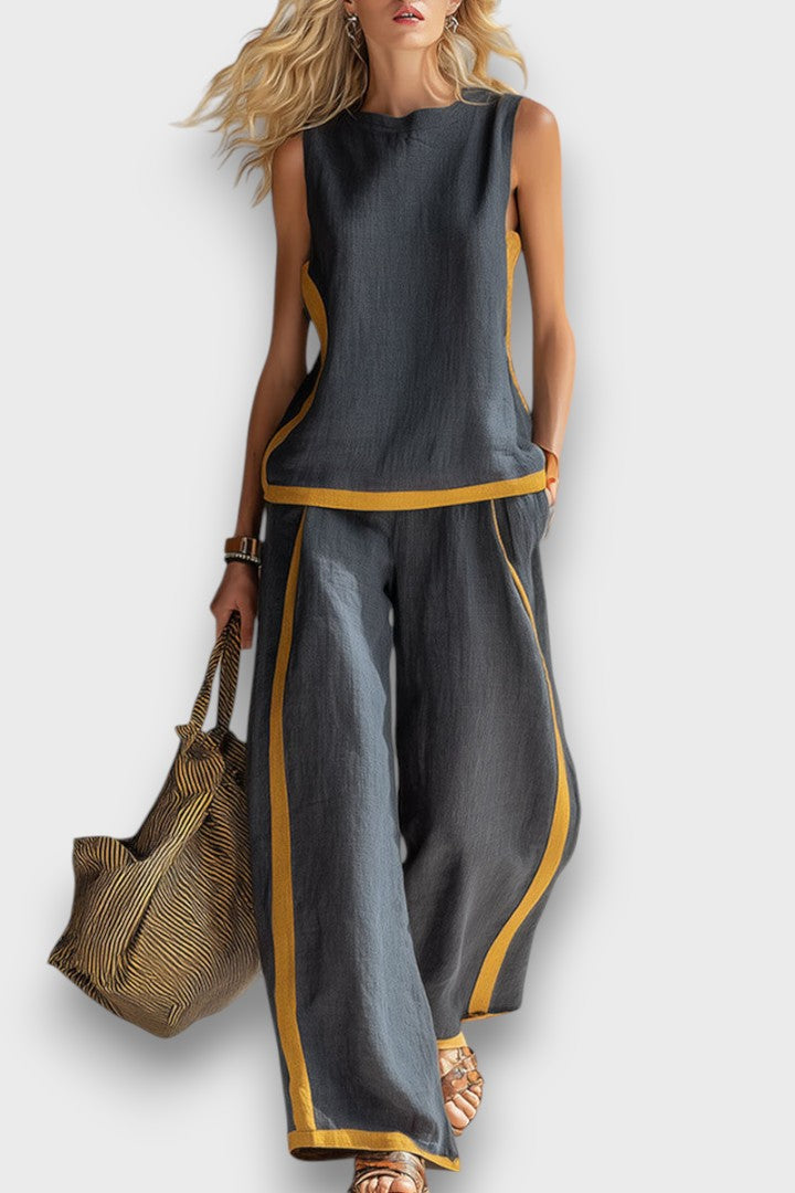 AURENE | TWO-PIECE LINEN SET