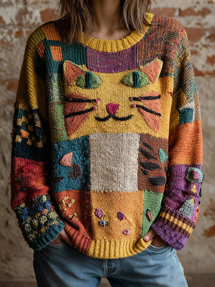 Janet | Women’s Animal Artisan Sweater