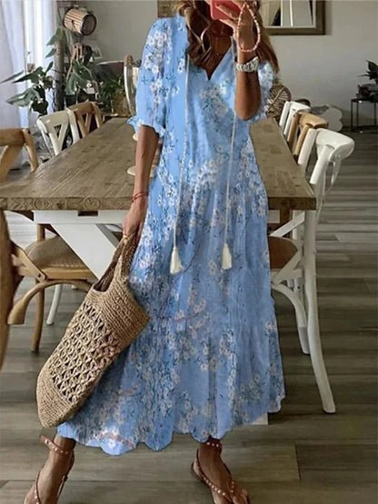 Luna | Fluid and Flattering Bohemian Dress